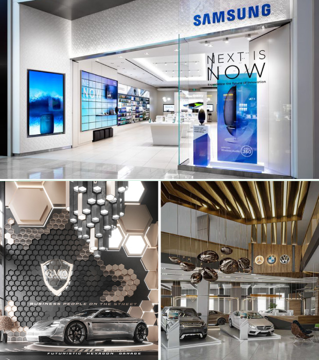 Thiết Kế Thi Công Showroom, Siêu Thị — Mẫu thi công 2