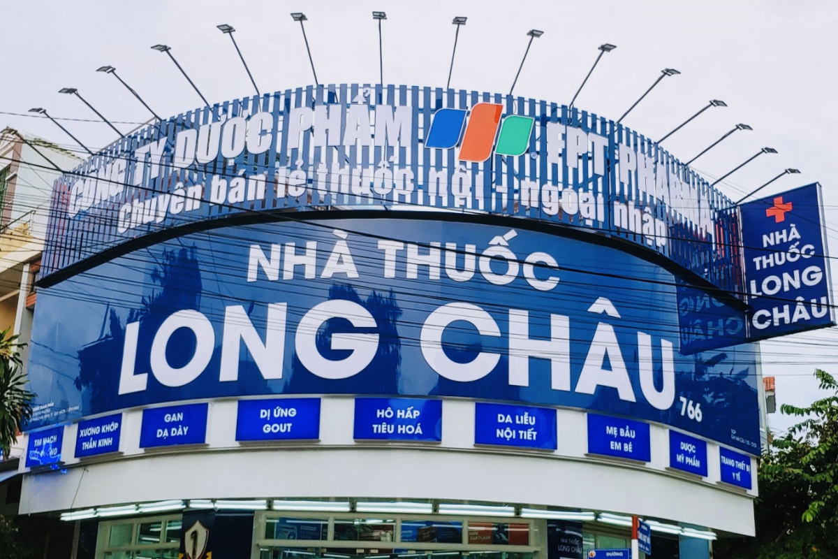 Thi Công Bảng Hiệu Nhà Thuốc Long Châu | Chi Nhánh Bình Dương
