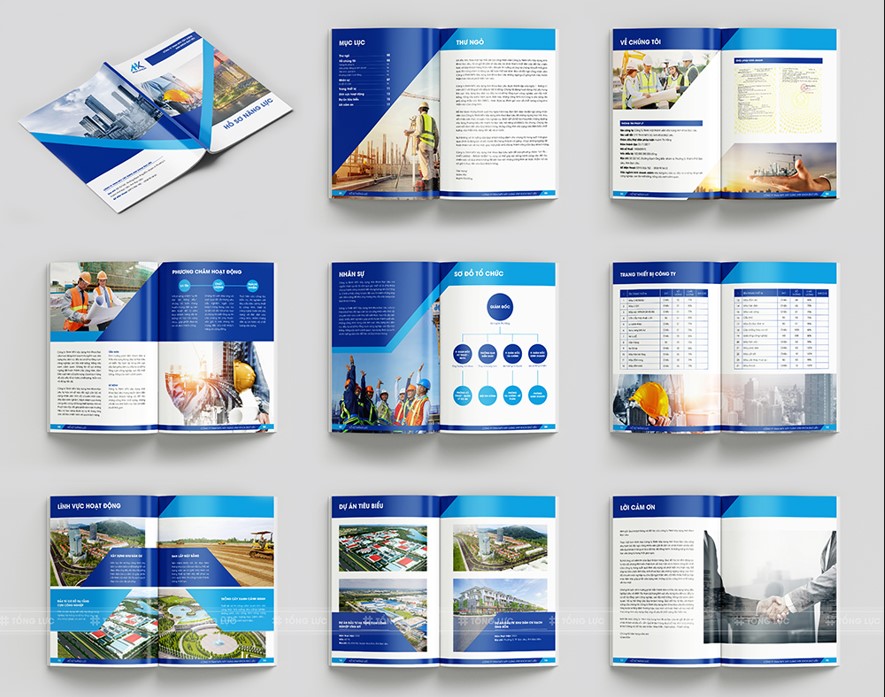 Thiết kế Catalogue, Hồ Sơ Năng Lực Giá Rẻ Tại Bình Dương