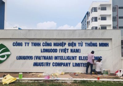 Thiết kế và thi công bảng hiệu chữ inox – CTY TNHH LONGOOD (VIỆT NAM)