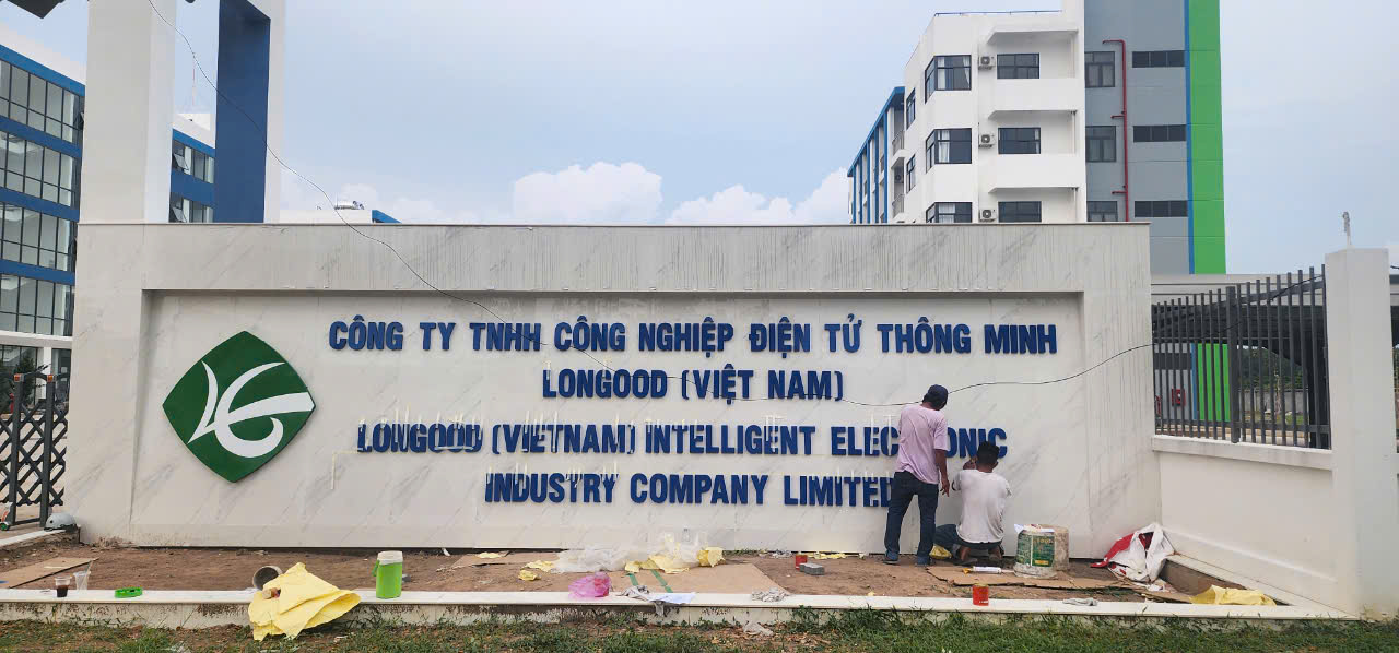 Thiết kế và thi công bảng hiệu chữ inox – CTY TNHH LONGOOD (VIỆT NAM)