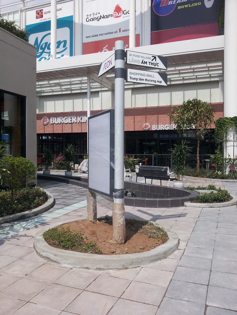 Thi Công Bản Chỉ Dẫn Trong/Ngoài Tòa Nhà Aeon