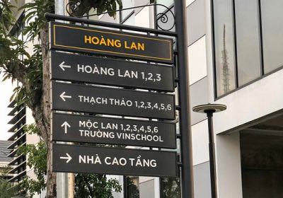 Thi Công Bảng Chỉ Dẫn Tòa Nhà Văn Phòng