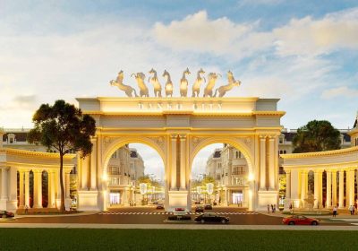 Thi Công Cổng Chào Khu Đô Thị Danko City