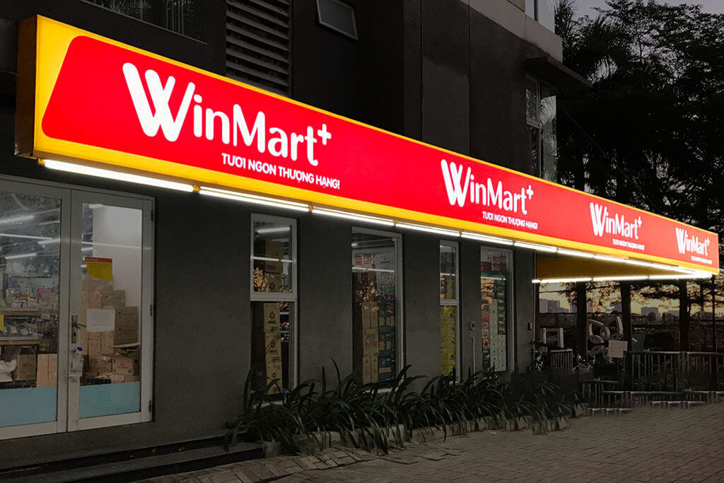 Thi Công Bảng Hiệu Winmart Tại Bình Dương
