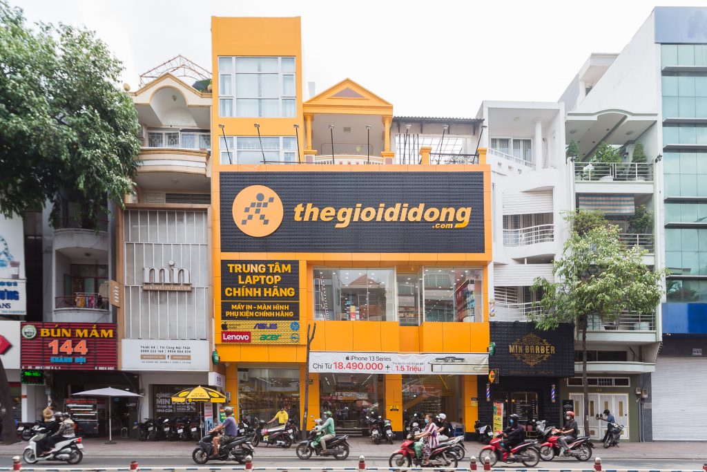 Thi Công Chuỗi Bảng Hiệu Thế Giới Di Động | Uy Tín Chuyên Nghiệp Tại Bình Dương