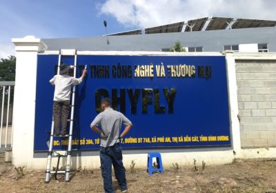 Thi Công Bảng Hiệu Chữ Inox | Công Ty TNHH Công Nghệ Và Thương Mại Chyfly