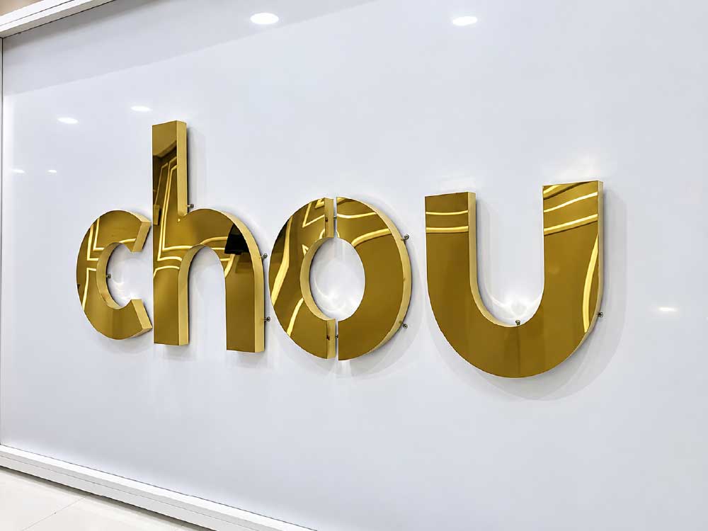 Chữ Alu Gương (Aluminium Mirror)